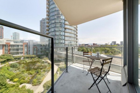 GardenView Modern Condo with Parking, Gym, Pool, AC